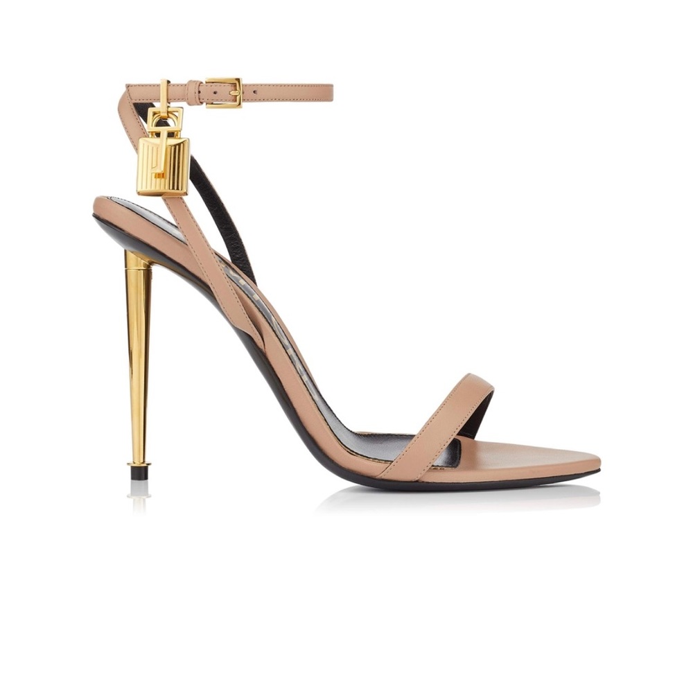 Tom Ford Lock Stiletto 105mm Sandals Women’s size EU 38